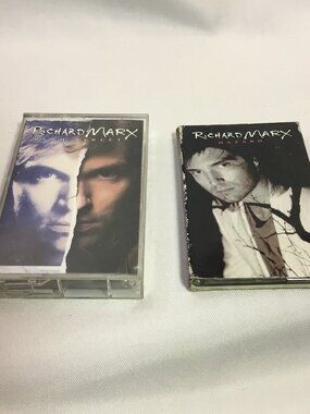 Richard Marx Cassette Tape Lot of 2 Rush Street & Hazard Single